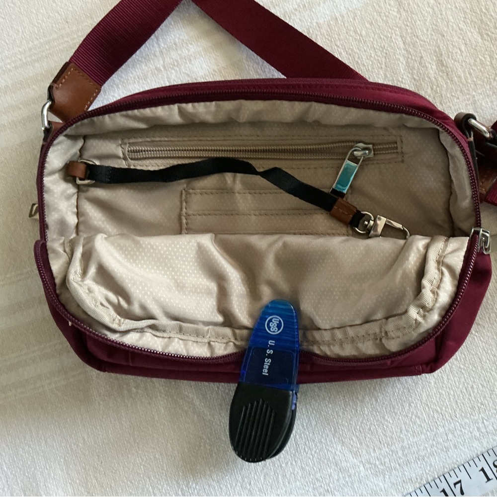 Tumi Women's Red Crossbody Bag - Picture 9 of 16